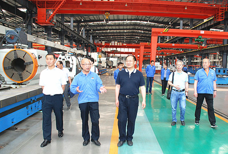 甘肅省政府國資委領(lǐng)導督查星火機床公司混改工作