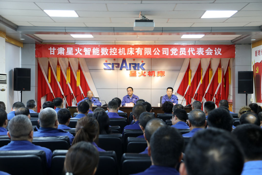 甘肅星火智能數(shù)控機床公司召開黨員代表會議選舉產(chǎn)生參加省國投集團公司第二次黨代會代表